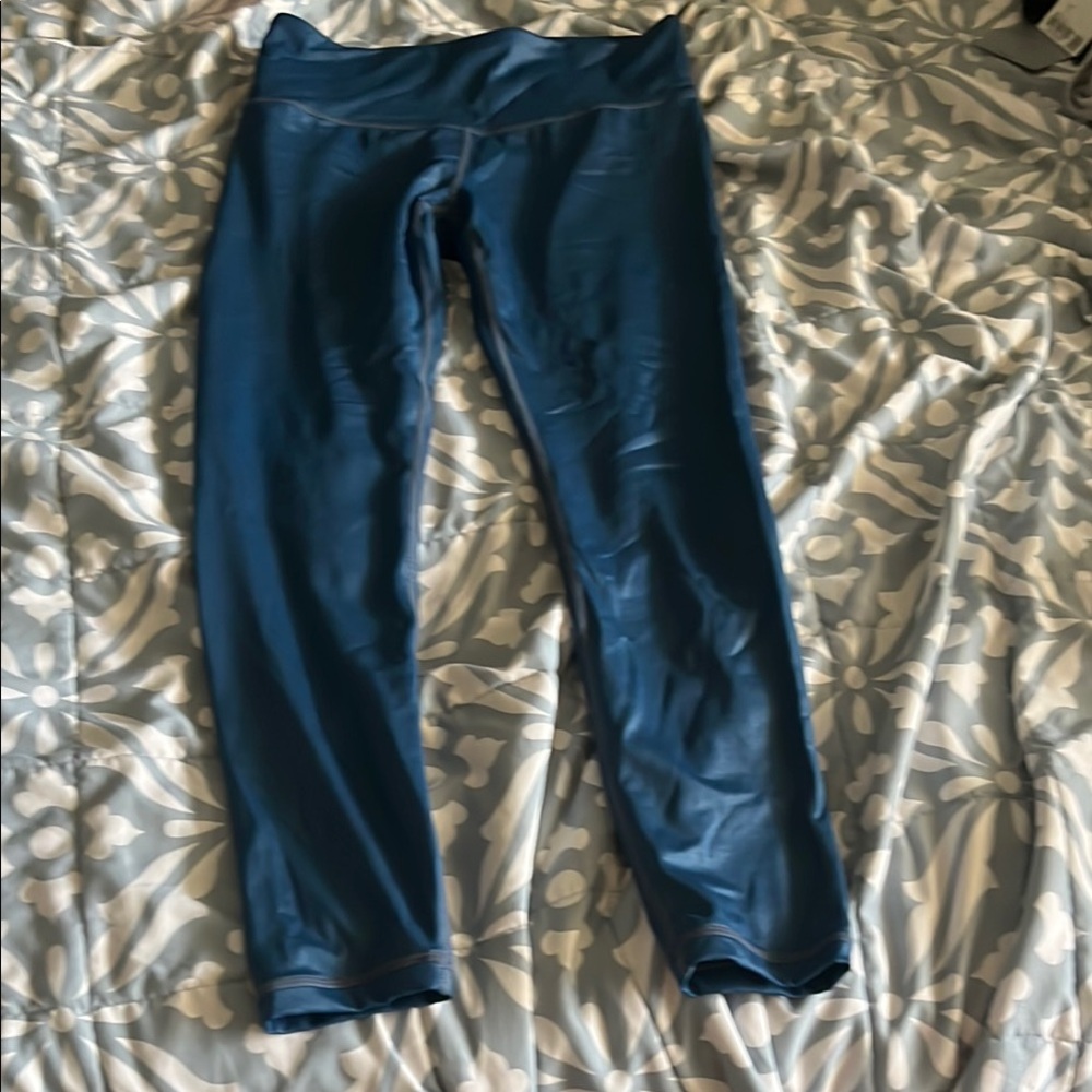 Athleta Blue 7/8 crops